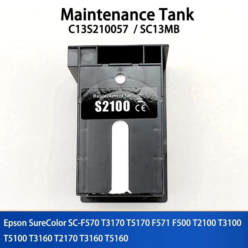 

C13S210057 SC13MB Maintenance Tank For Epson F570 T3170 T5170 F571 F500 T2100 T3100 T5100 T3160 T2170 T3160 T5160 waste ink tan