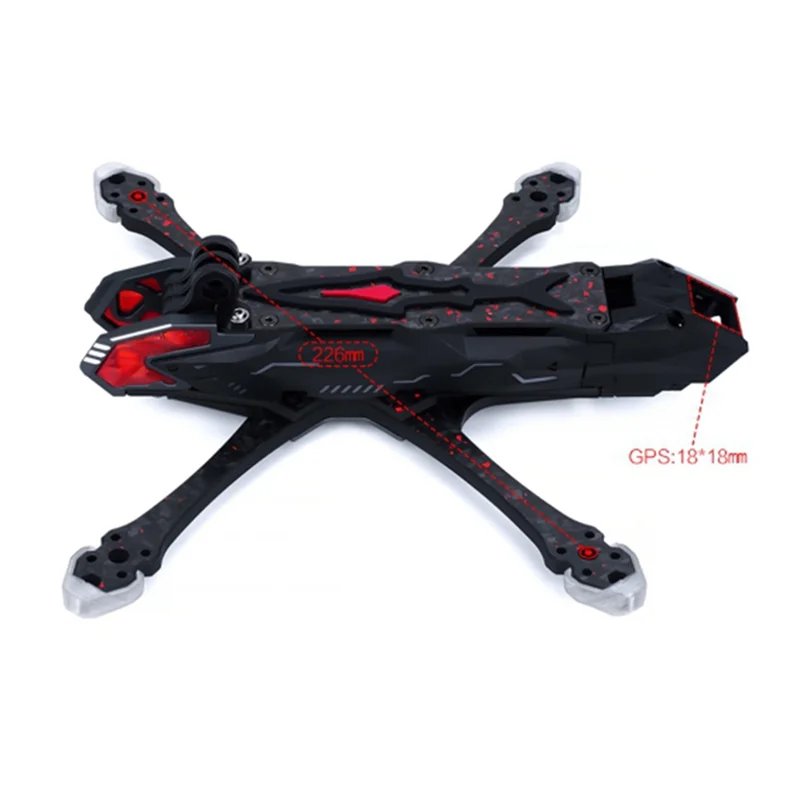 Axisflying Manta 5 Pro Squeeze X Frame Kit 6S per FPV Cinematico Freestyle Drone FPV Parti fai da te