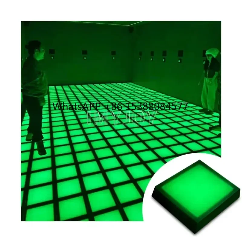 

Sensing Mega Relay Pixel Grid Led Floor 30x30cm New Active Game Interactive Rgb Led Floor Game Led Dance Floor Interactive Game