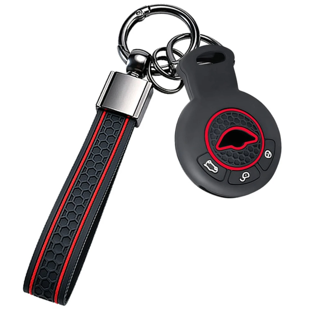 Keychain Car Key Case Cover Shell for BMW Mini Cooper Clubman Countryman Paceman Roadster R56 R57 CAS3 Protect Smart Key Shell