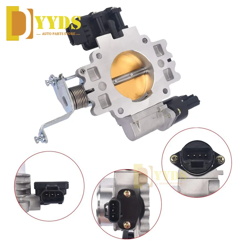 60mm Flynsu Throttle Body For 1991-2003 4.0L Jeep XJ Cherokee XJ YJ TJ ZJ WJ Wrangler 53032023AB 1724 Replacement High Flow OEM