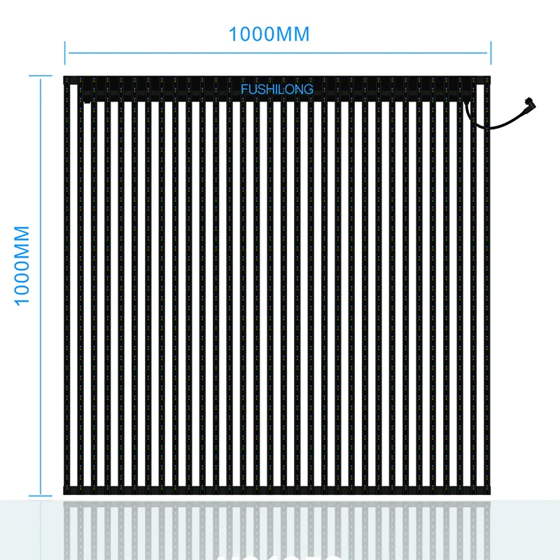 LED SignageFushilong H3125S Outdoor Smart LED Gril Screen | Programmable Video/Text/Picture Advertising Display Facades 6500c