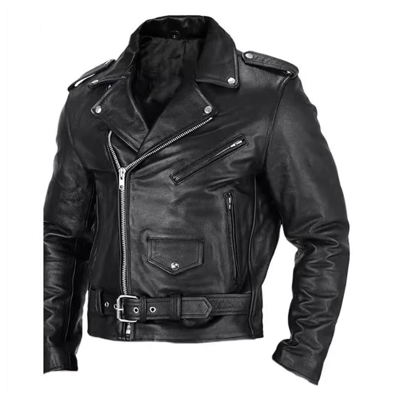 

Осенние мужские куртки из искусственной кожи, модная мужская уличная одежда, мотоциклетные кожаные пальто на молнии, мужские ветровки, байкерские куртки, одежда