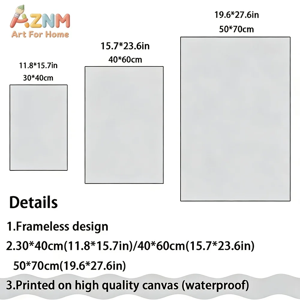 AZNM Vintage Shower Head Ivy Plant Canvas Wall Art Watercolor Green Botanical Unframed Print Rustic Bathroom Home Decor Poster