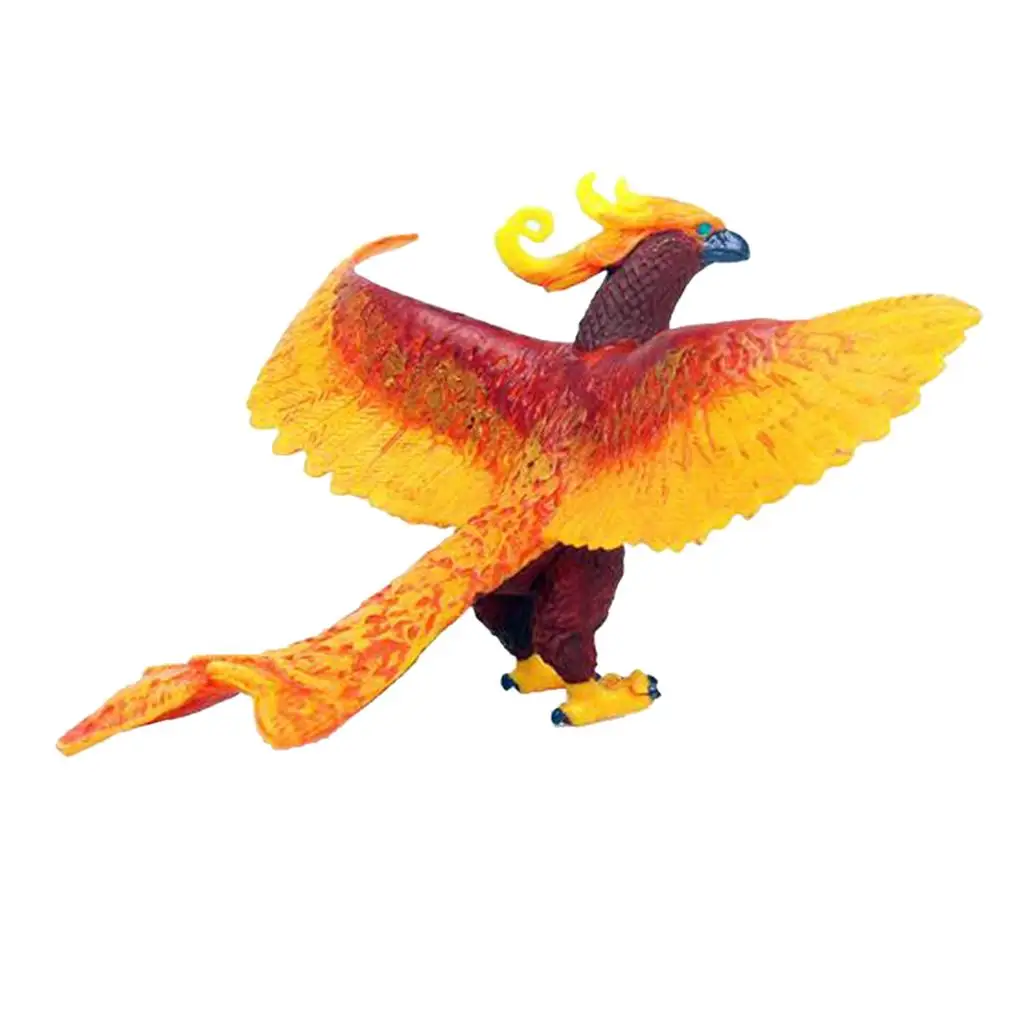 1pc Chinese Bird Model Cognitive Toy Figurine Dollhouse Home Decor