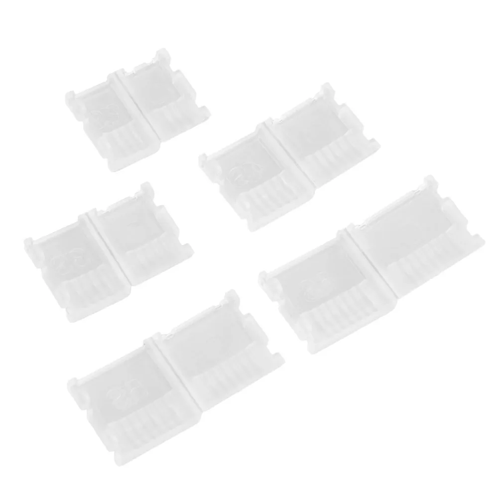 

100 Pcs 2S-6S AB Clip White Clip Lock Balanced Head Connector Kit Ergonomic Design AB Clip Buckle Balanced Head