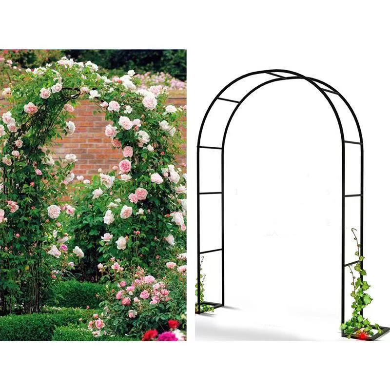 Supporto circolare in metallo per matrimonio Arche Palloncino rotondo Fiore Sfondo dorato Arco