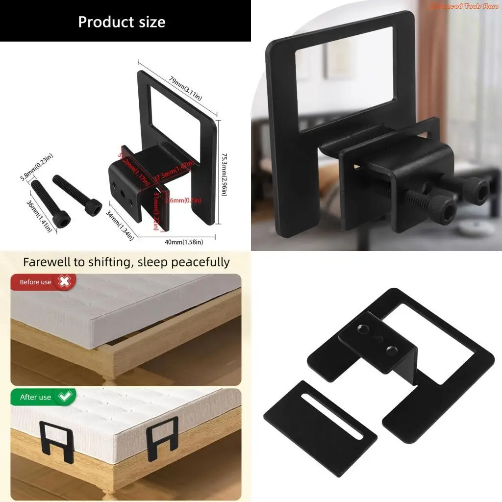 Adjustable Mattress Slide Stopper For Metal Frame Mattress Gaskets Enduring W91B