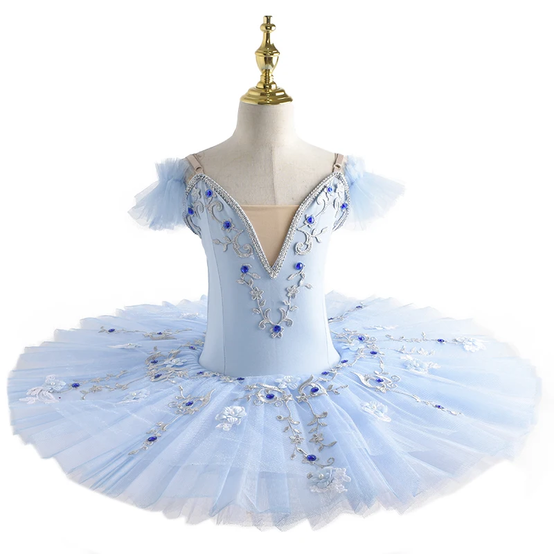 Tutú de Ballet Profesional Rojo Paquita, Tutú de Ballet Swan Lake, Disfraces de Bailarina, Vestido de Patinaje Artístico para Niñas