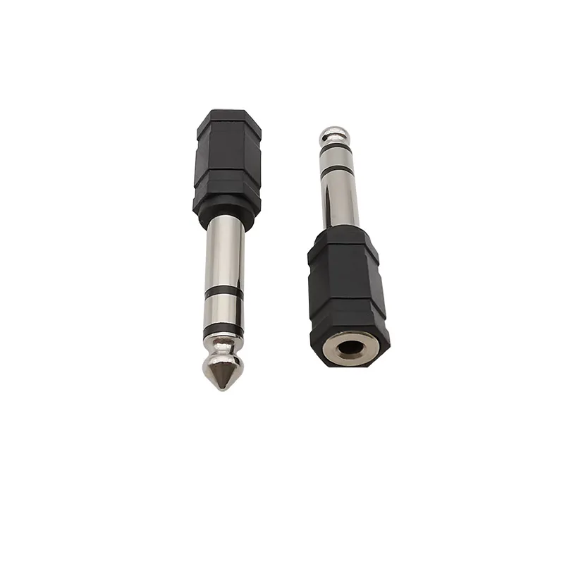 Adaptateur de prise audio stéréo femelle, TRS, 6.35mm, 1/4 ", mâle vers 3.5mm, câble MMX, JEAmplifier, sauna, téléphone, lot de 5 pièces