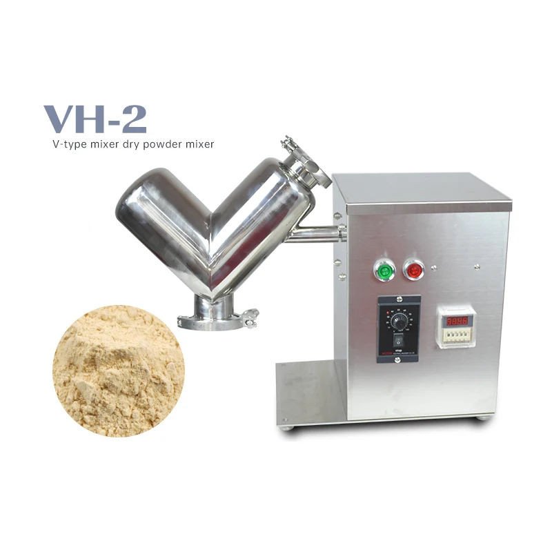 Teaching Laboratory Small Dry Powder Mixer VH-2 Mixing Machine V-Type Blender Experimental Mixer 110V/220V