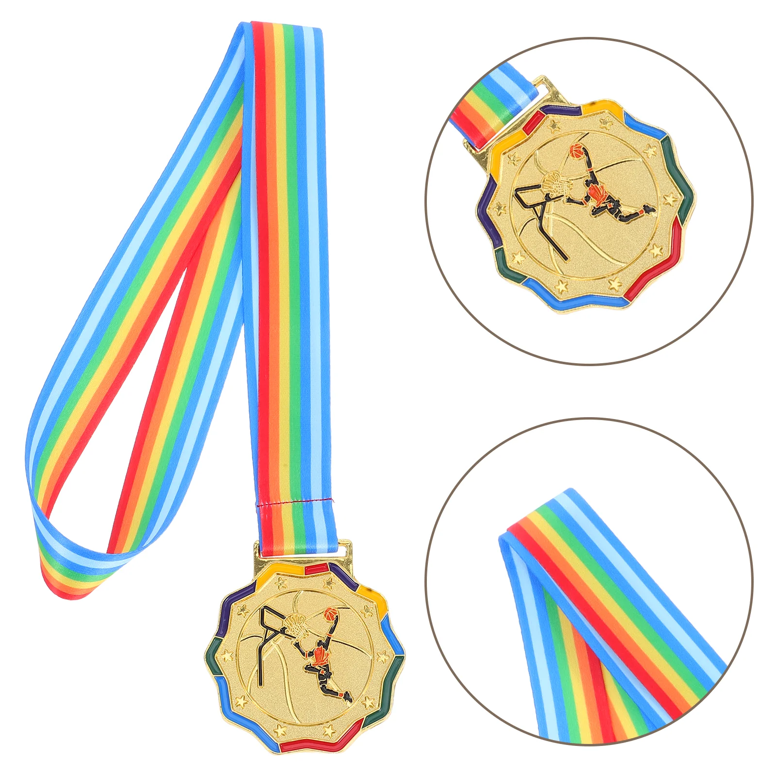 

Баскетбольная медаль для детей, металлическая награда с лентой, приз за участие в спортивных соревнованиях, сувениры для праздничной вечеринки, награда за первое место