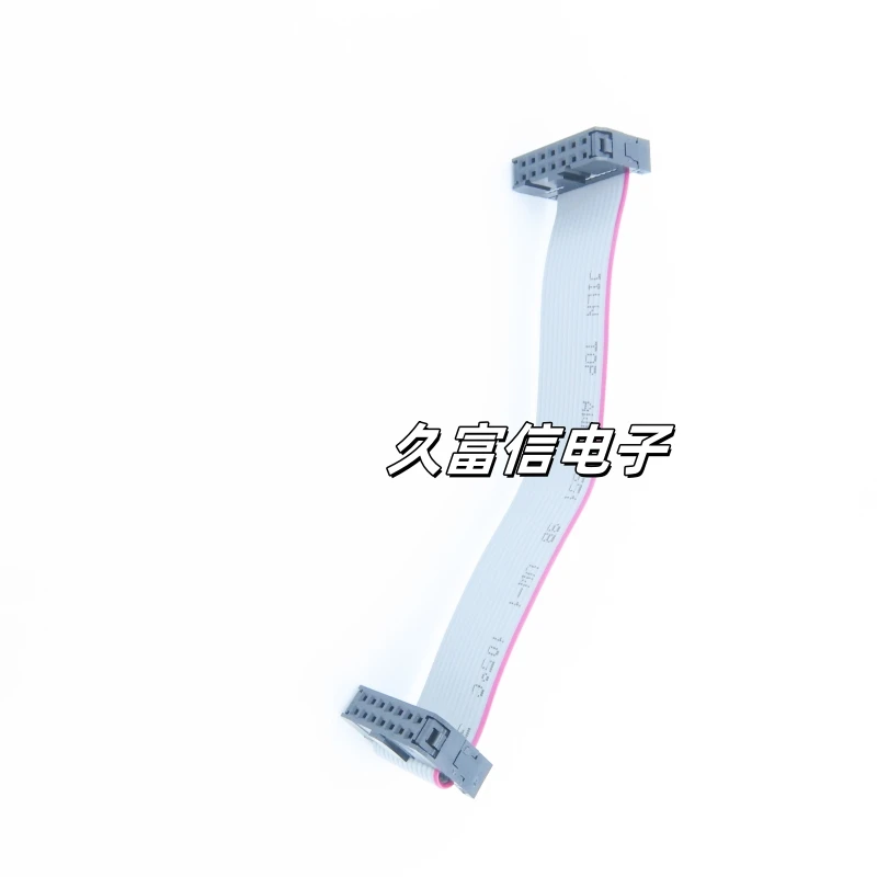 1 SZT. FC-14P Szary Płaski Kabel Danych Ribbon Raster 2,54 mm 2 * 7 Pin 50 cm 80 cm 1 m 2 m Płaski Kabel Połączeniowy Kabel do Pobierania JTAG