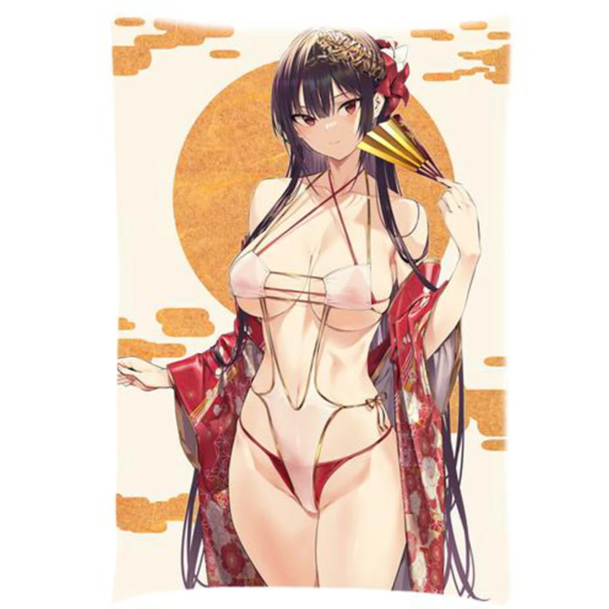 

Anime Girl Takamine Takane Throw Pillowcase Characters Pillow Sham DIY 2-Sides Printed Cushion Cover