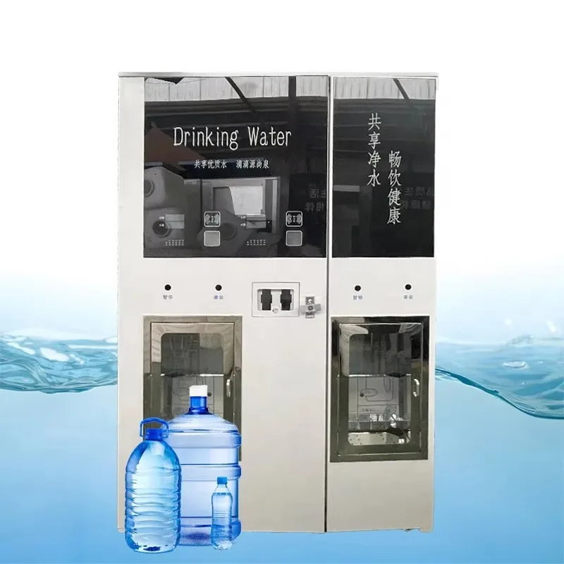 Custom 400GDP Coin Operated Reverse Osmosis Ro Purified Water Vending Machine for Drinking