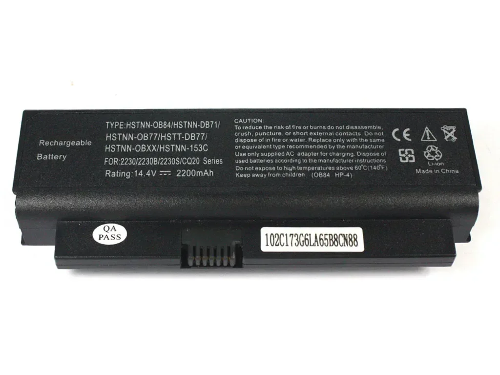 2024 Batteries for Applicable to HP Compaq 2230s Ob84 Cq20  HSTNN-OB77/Ob84 Laptop battery