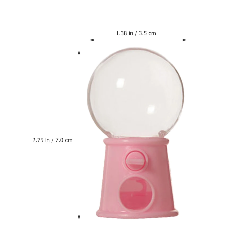 

3 Pcs Candy Machine Plastic Gumball for Kids Toy Automatic Dispenser Gumballs Vending Baby