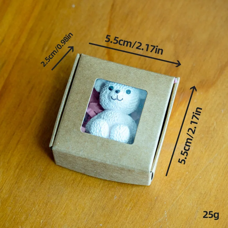 Mini Teddy Bear in Box: A Mini Plastic Teddy Bear Ornament, Boxed Party Gift