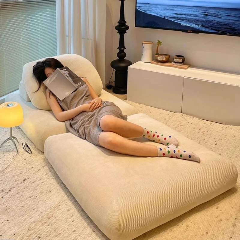 sweet potato sofa bed, foldable dual-purpose cream air module,