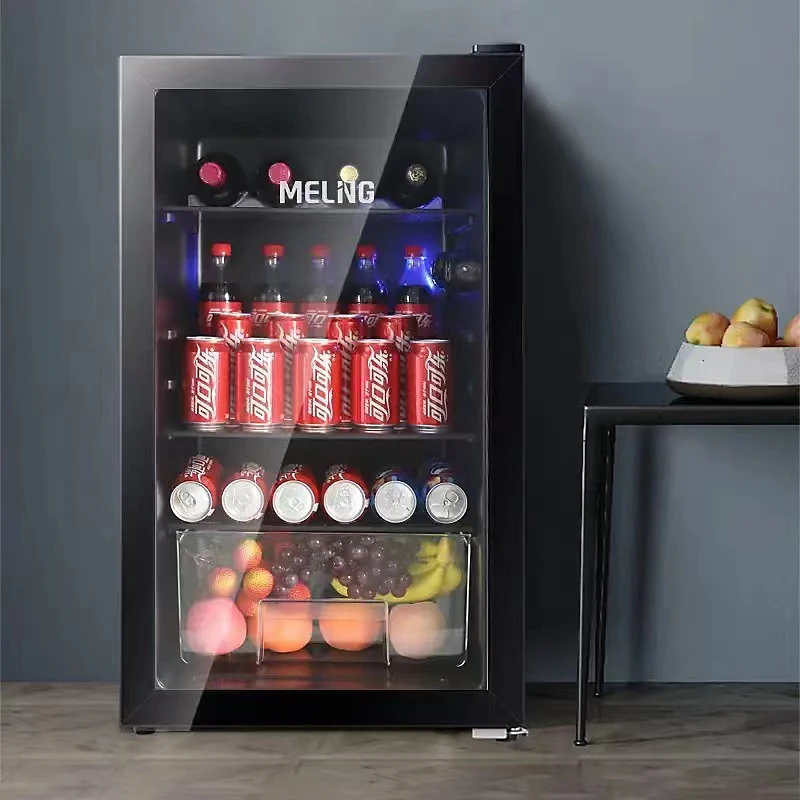 Мини-холодильник со стеклянной дверью, охладитель для пива, напитков, столешница, коммерческий мини-холодильник, небольшой охладитель
