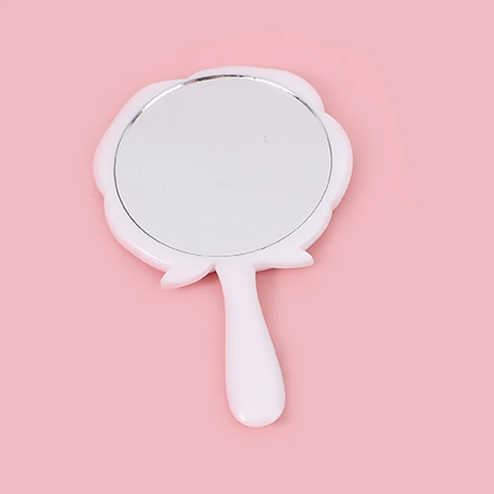 Mini draagbare draagbare make-upspiegel met rozenontwerp Duurzame compacte make-upspiegel voor dames Meisjes Reiscadeau Portemonnee Decor