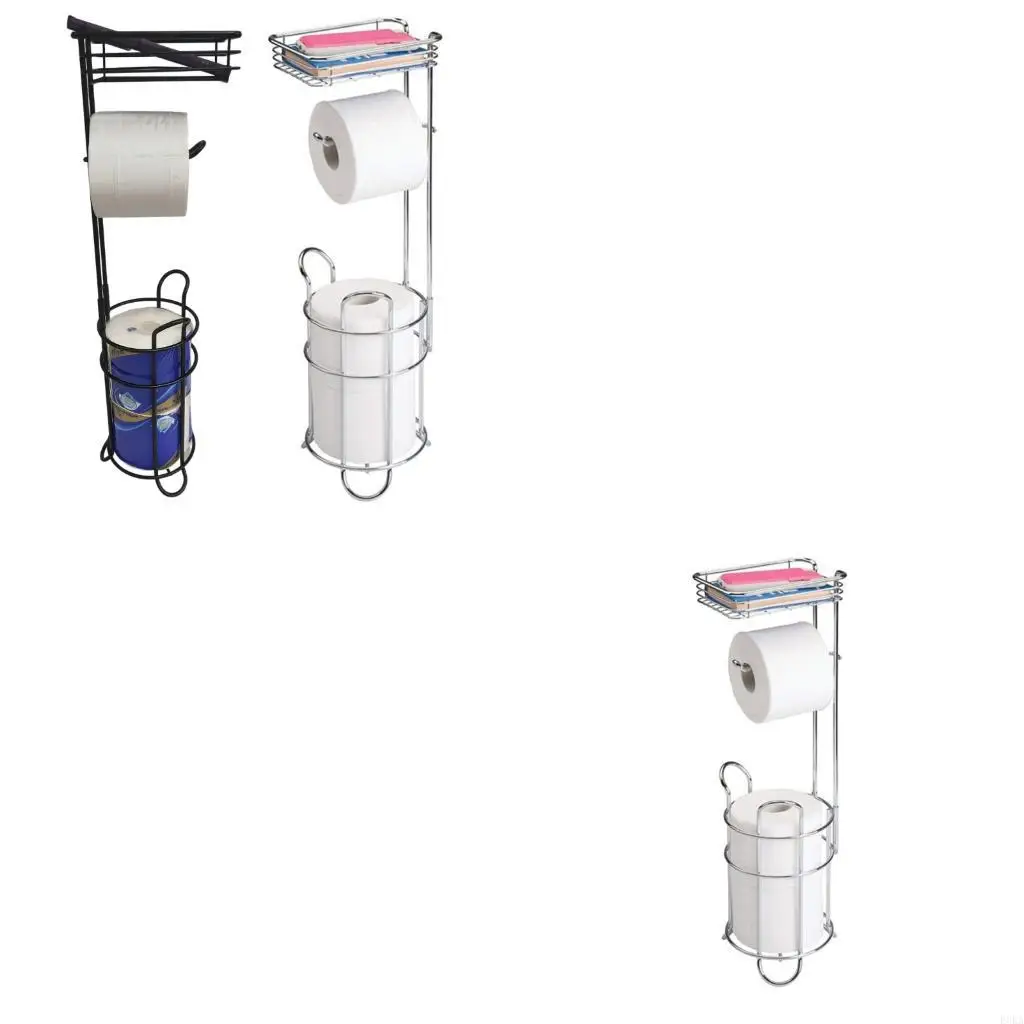 

Отдельно стоящая подставка для туалетной бумаги с устойчивым к окислению покрытием, большая вместительная подставка для быстрая