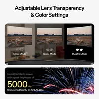 Xreal One AR Smart Glasses 3840X1080 Native 3DoF X1 Chip 50° FOV Ultra Large Viewing Angle Portable Private Cinema