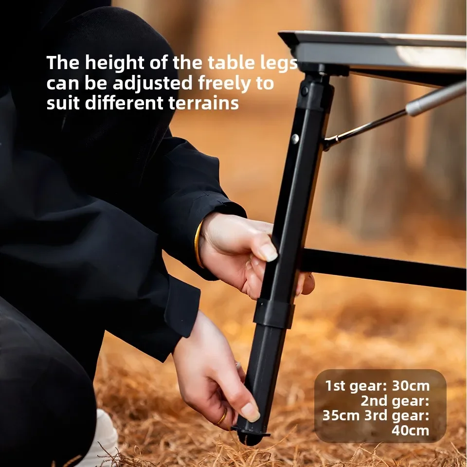 Mountainhiker 2.5 Unit IGT Aluminum Alloy Folding Side Frame for Outdoor Camping Tables, Extensible BBQ Picnic Table Accessories