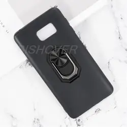 Magnet Case For Samsung Galaxy Note 5 N920 N920F Shockproof Soft TPU Silicone Cover On For Galaxy Note 5 Case With Ring Holder