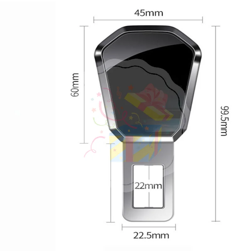 Vehicle Seat Belt Extender Buckle Clip Thick Insert Socket User Friendly Design Perfect for Pregnant Women Plus Size People