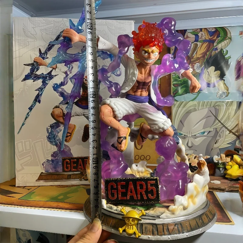 

36 см цельная аниме-фигурка Ника Луффи Шестерня 5, экшн-фигурки, игрушки, модель, коллекция статуй, украшение для рабочего стола, кулон, подарки для детей