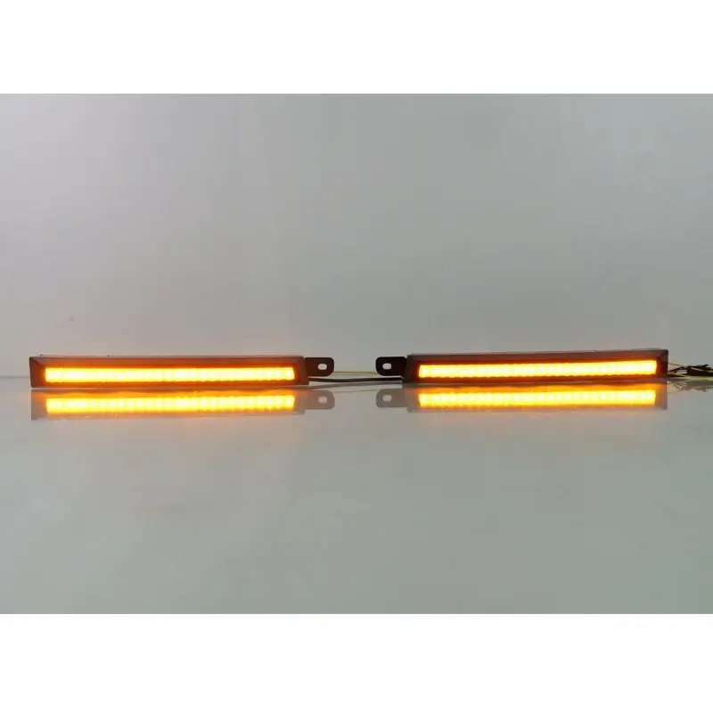 

SAARApplicable1998-2000Новогодние светодиодные дневные ходовые огни Takuuma Дневные фары Двухцветная нижняя панель отделки фар