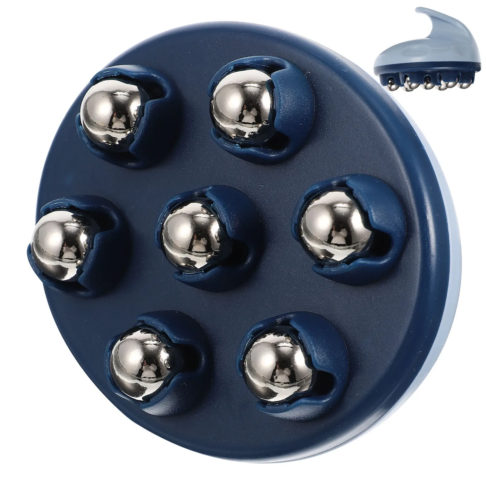 

Массажные роликовые стальные катящиеся бусины, вращающиеся на 360 градусов для всего тела, шеи, спины, ног, мышц рук, облегчения боли, стресса, релаксации