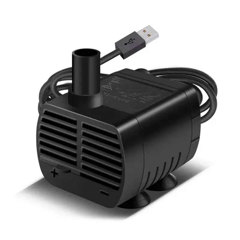 J1UL1N Silent USB Water Pump Brushless Water Pump For Pet Water Dispenser Rockery Fountain Fish Tank Submersible Pumps Aquarium