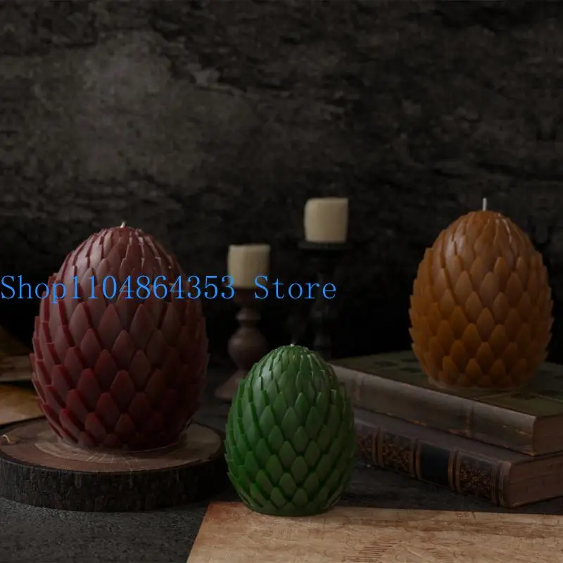 652F Multifunctional Crafting Molds Dragon Scale Eggs Molds for Candle