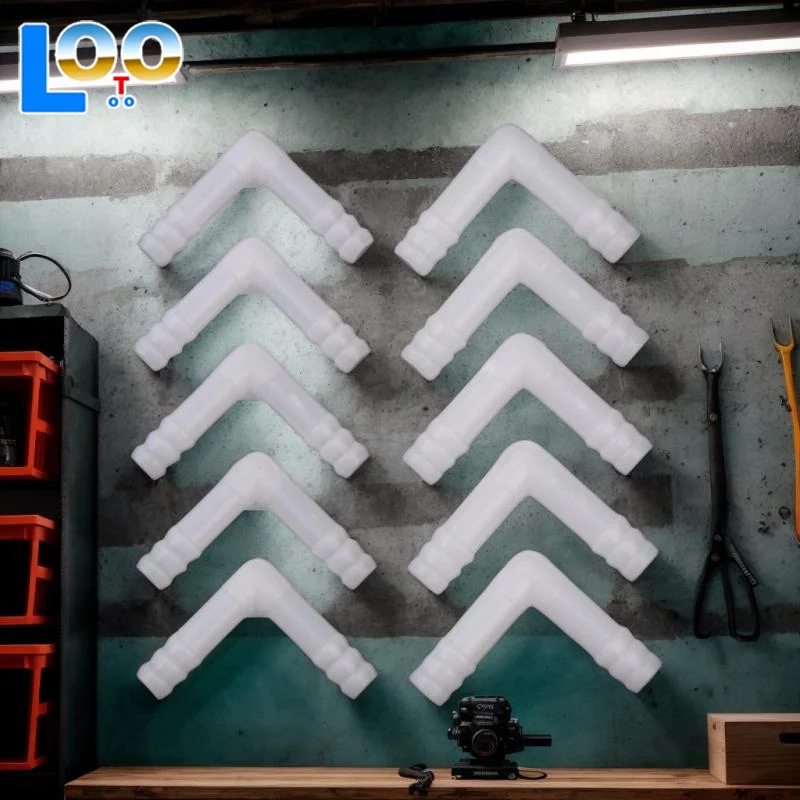 5 шт. 8/10 мм PE локтевой разъем для аквариума, воздушный насос, шланг, пагода, соединение для полива, орошения, садовый разъем для водопроводной трубы