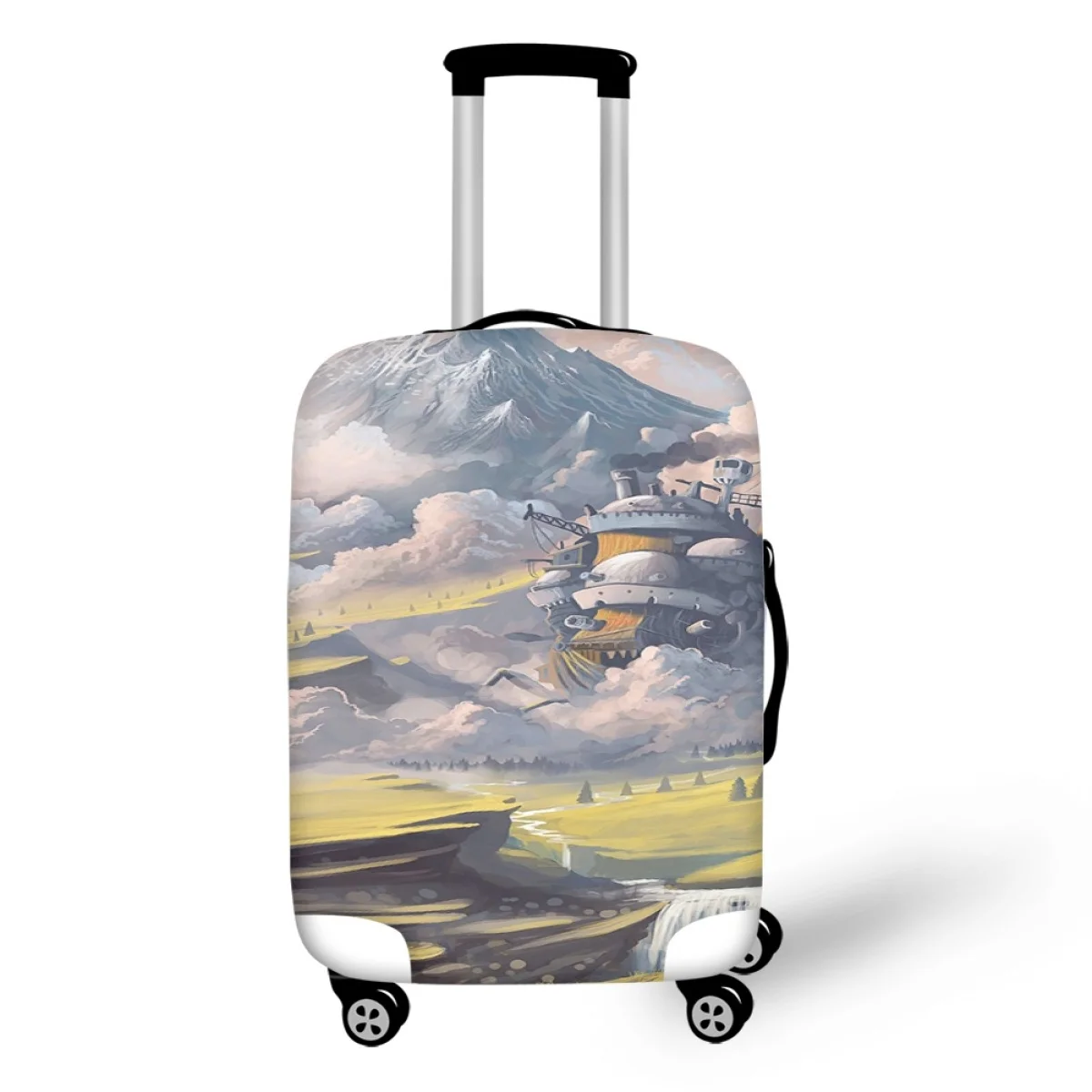 Scenery Pattern Travel Luggage Cover Protector Suitable for 18\'\'-32\'\' Inch Removeable Protective Suitcase Covers Zipper Trolley