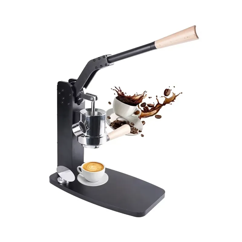 

Electric Heating Lever Pull Manual Stainless Steel Espresso Coffee Machine Intelligence PID Italian Hand Press Coffee Machine