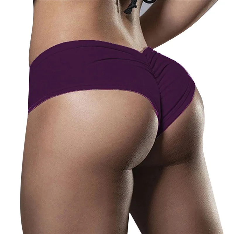Hochgeschnittene Damen-Sportshorts Elastische Spandex Booty-Shorts Sexy Damen Sommer Mini Skinny Gym Training Workout Freizeitkleidung – Detail 6