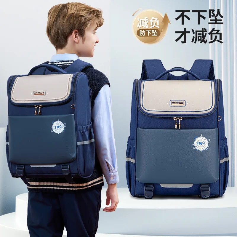

2026 British Simple Style Backpack for Elementary Students,Minimalist School Bag for Kids,Bookbag for Boys Girls, Back to School