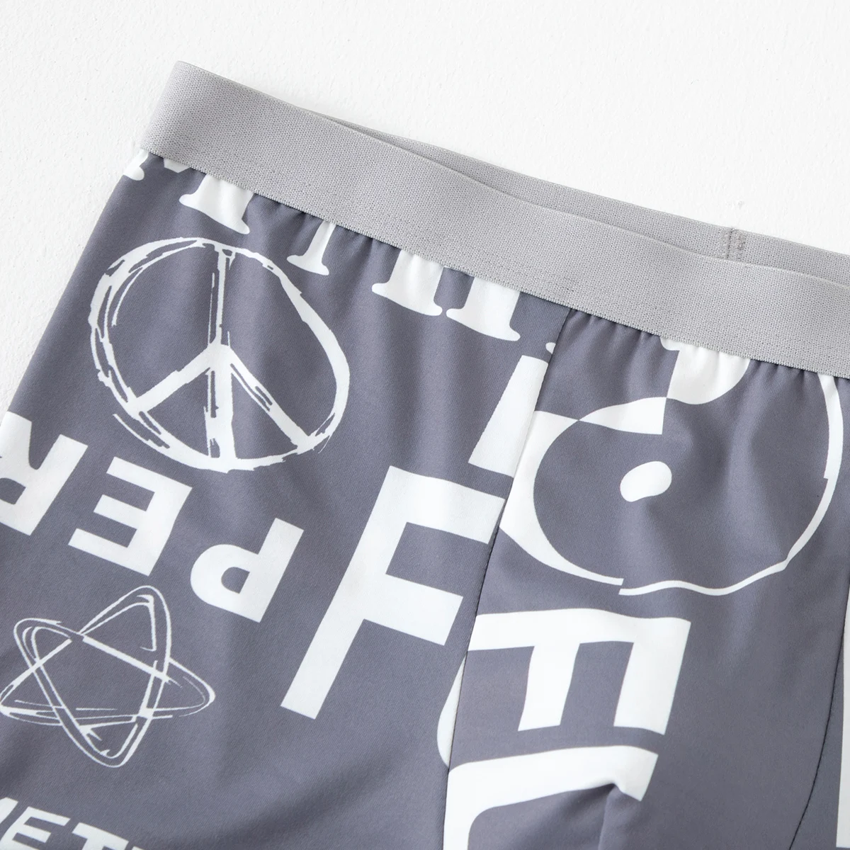 4-teiliges Set bedruckter Unterwäsche für Männer und Jugendliche, bequeme flache Boxershorts mit elastischem Bund, mehrfarbige Freizeitshorts – Detail 30
