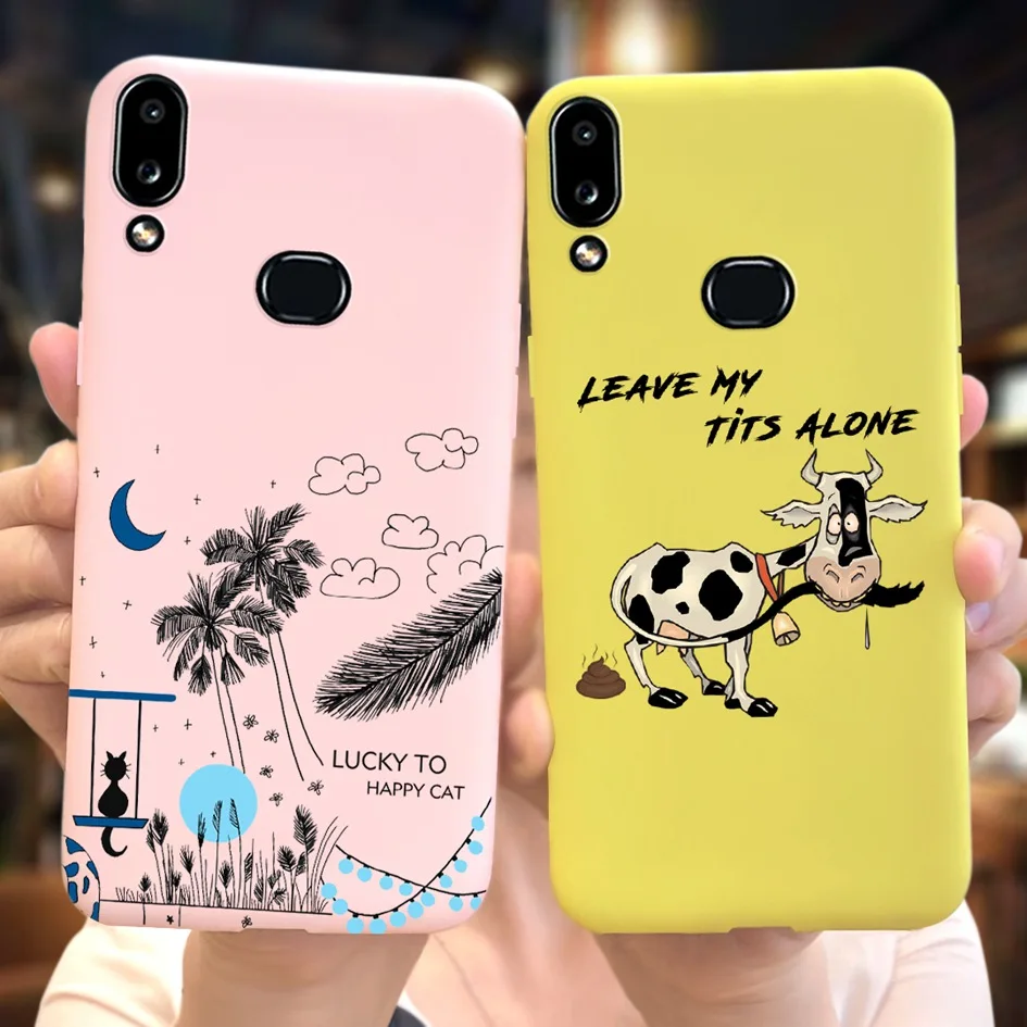 Case For Samsung Galaxy A10 Case A105FN Silicon Soft TPU Flower Slim Back Cover For Samsung A10S SM-A107F A 10S A 10 Phone Cover