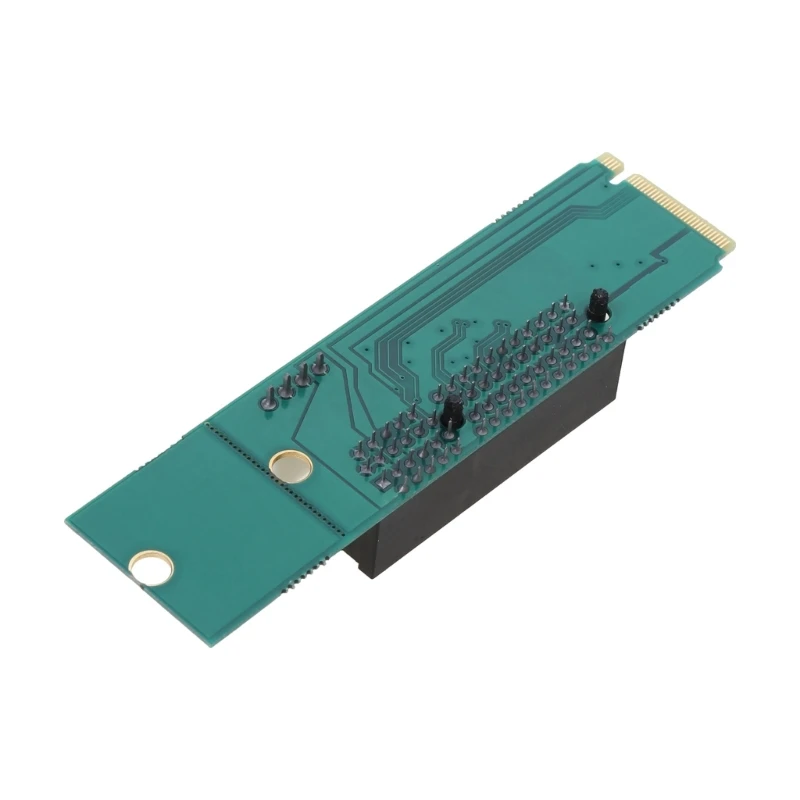 NGFF M2 ke PCI-E 4X Riser Card Adapter dengan Kabel Listrik Aksesoris Komputer R2LB