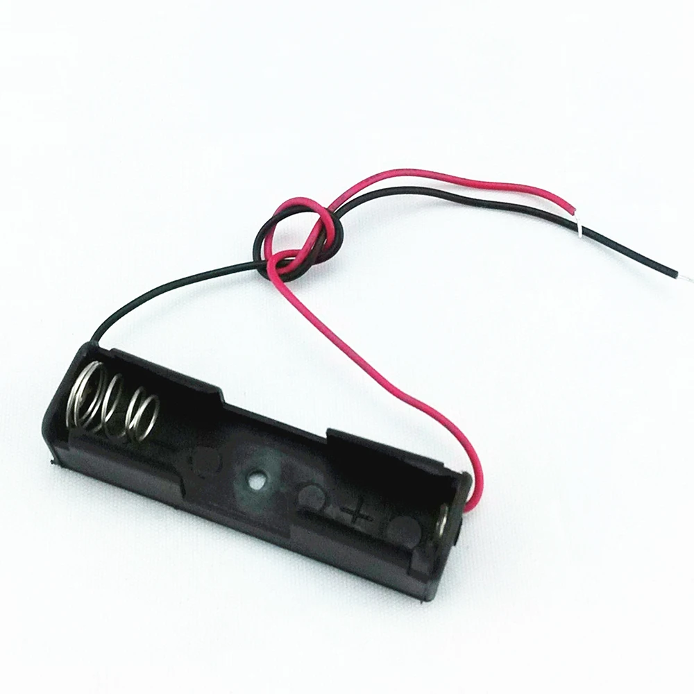 Quality 5 Battery Box 1-3 Section of No 5 Battery Without Switch Cover With 15cm Tinned Wire For 1.5V Battery