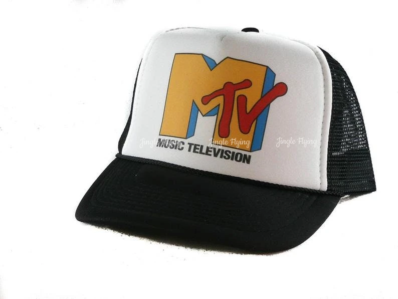 Mtv Trucker Hat Vintage Snapback Cap