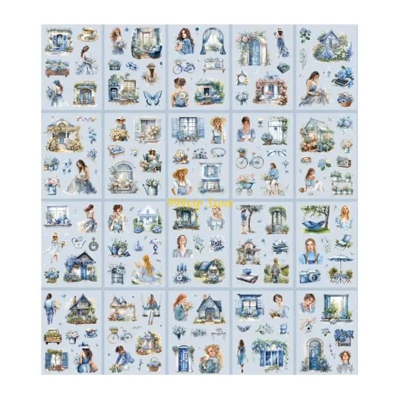 

C90C Девочка персонажа тема наклейка эстетическая наклейка бутылка наклейка журнал наклейка декоративная наклейка багаж