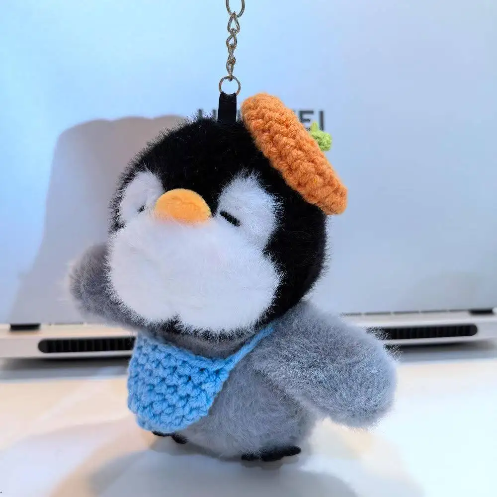 Nieuwste schattige pinguïn rugzak hanger sleutelhanger pop Kawaii gevulde knuffel pop cartoon anime schattig kussen kindercadeau
