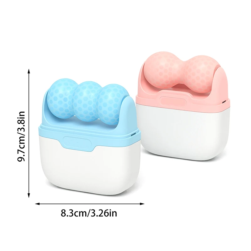 Rolo de gelo 2 em 1 para alívio da dor nas olhos, rolo de massagem facial frio, cuidados com a pele, alívio da dor, ferramenta de cuidados com maquiagem