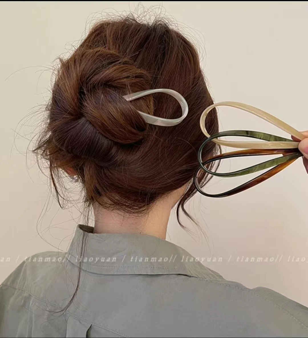 

Minimalist Style Design, Temperament, Ball Hairpin, Fresh Texture, Acetic Acid Hairpin, Chinese Style Ins New Style For Women