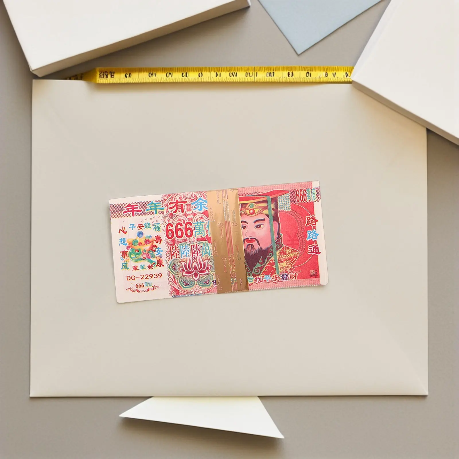 8Pcs Feng Shui Ancestor Money Double-Sided Printed Realistic Heaven Banknotes for Ancestral Sacrifice Funeral Ceremony Burning